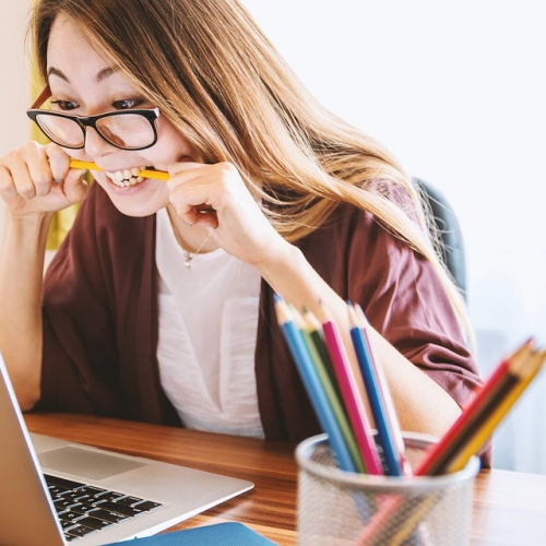 young woman feeling frustrated